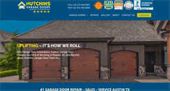 Desktop Screenshot of hutchinsgaragedoors.com